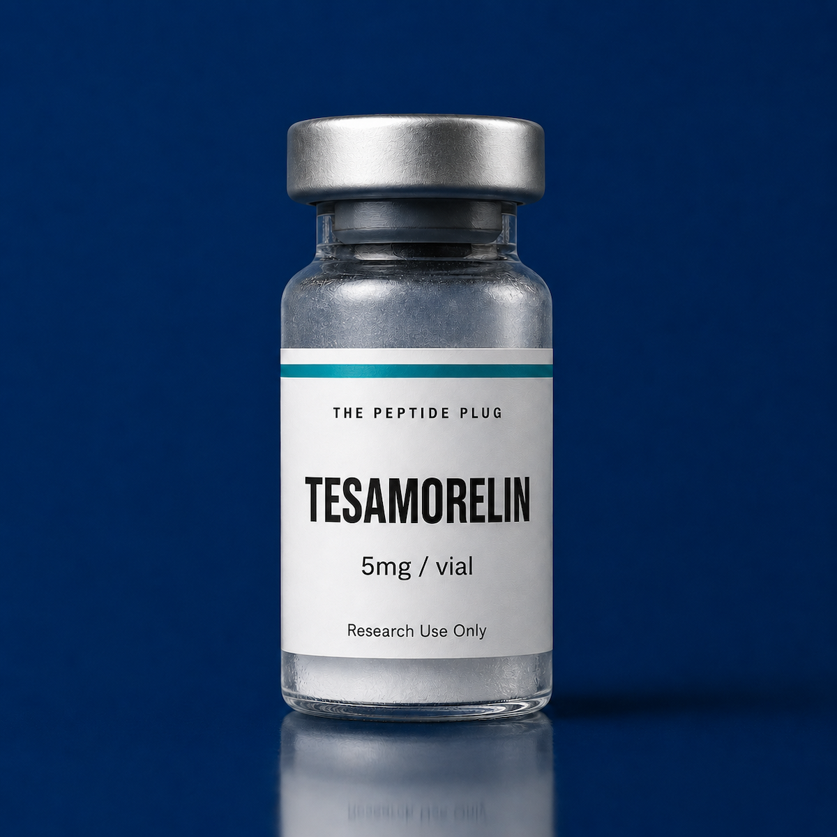 Tesamorelin 5mg research peptide vial