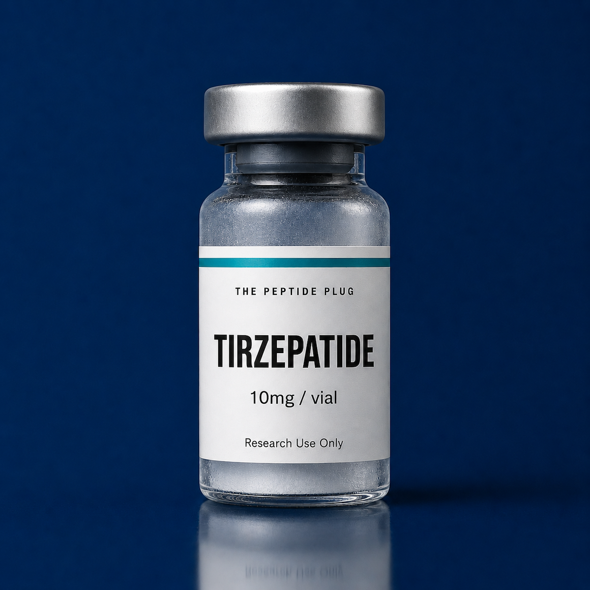Tirzepatide 10mg research peptide vial